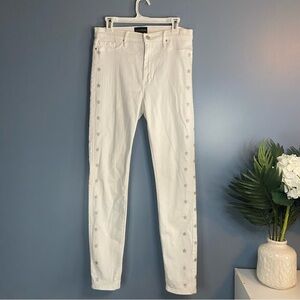 Black Orchid Los Angeles Snow White Giselle Star Print Skinny Jeans